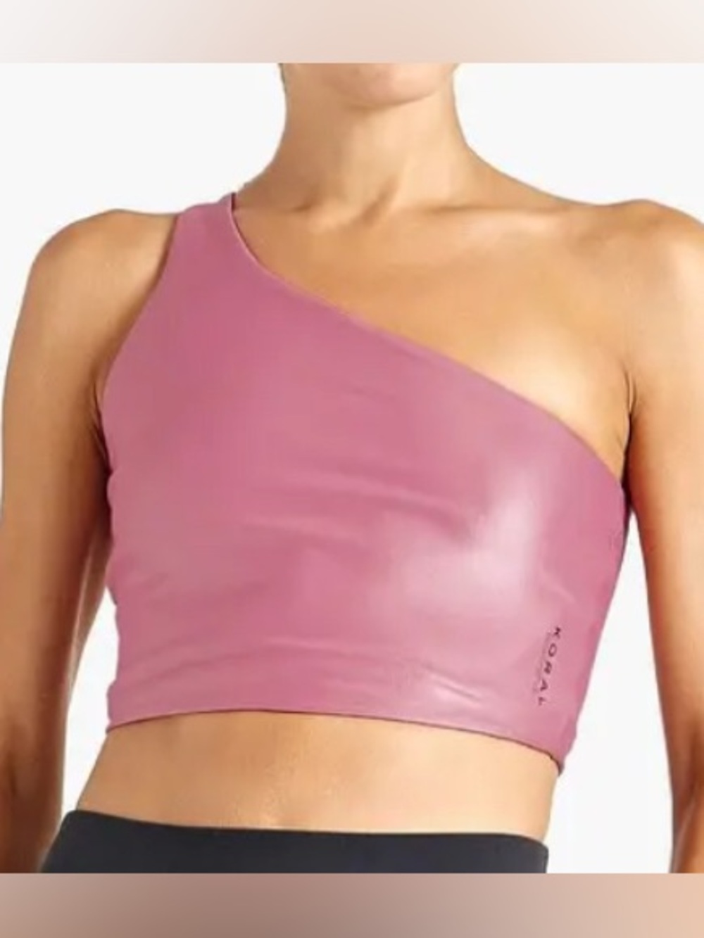 KORAL Pink Attract Infinity Cropped Top Tank Size M NWT!